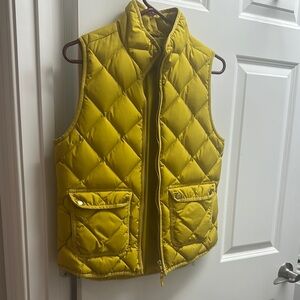Yellow Quilted Vest